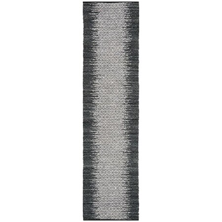Safavieh Vintage Leather Hand Woven Accent Area Rug Grey & Cream - 2 ft. 3 in. x 4 ft. VTL101A-24